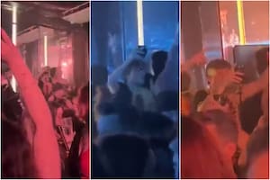 Revelan imágenes de una estrella internacional de fiesta en un boliche porteño