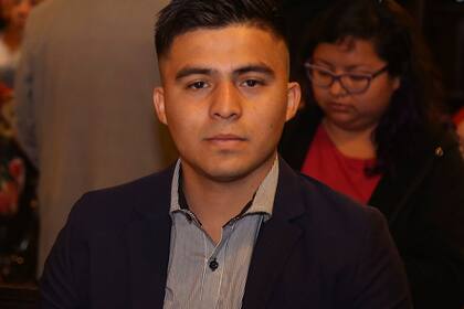 El expolicía metropolitano Ricardo Luis Gabriel Ayala, en el momento del anuncio de la condena