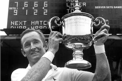 El ex tenista australiano Rod Laver, siempre asociado con el éxito