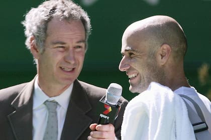 Con John McEnroe: dos "rebeldes" del tenis que llegaron a compartir equipo en la Copa Davis