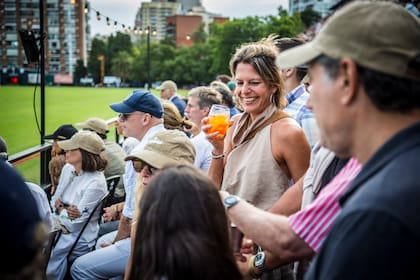 El exclusivo espacio de Sidra 1888 en la terraza del Beer House ofreció una vista excepcional.