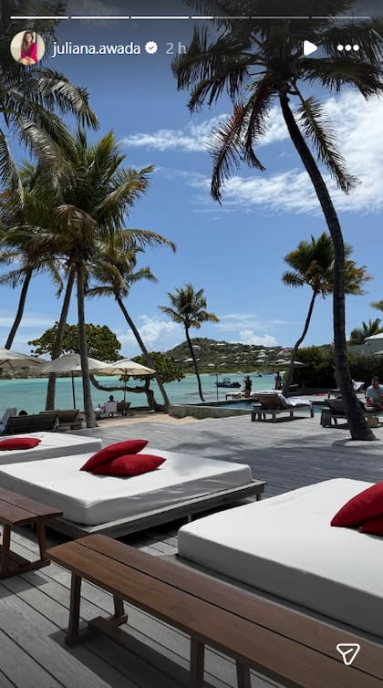 El exclusivo hotel donde se hospeda la ex primera dama (Foto: @juliana.awada)