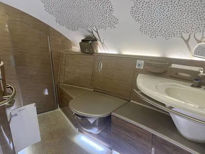 El exclusivo interior del Airbus A380 de Emirates