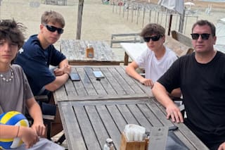 Maxi López y el viaje a Cariló con sus hijos: bailes de TikTok, comidas y diversión en familia