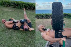 El exigente entrenamiento físico de Yassine Cheuko, guardaespaldas de Messi