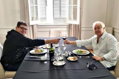 El exintendente de la quinta de Olivos Daniel Rodríguez y Héctor Martínez Sosa