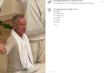 El exlíder de The Police colaboró con ellos en el sencillo “Hasta Jesús tuvo un mal día” (Foto: Captura Instagram/@ca7rielypacoamoroso)