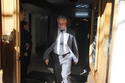 El exministro Marcelo D'Alessandro sale de los tribunales tras prestar declaración ante el TOC 25 por el crimen de Lucas González