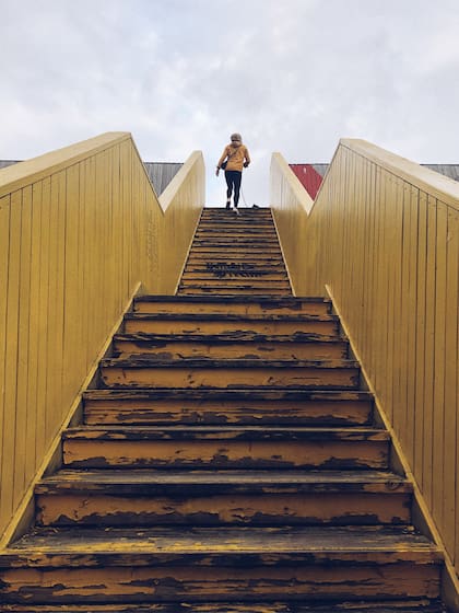 El experto recomendó usar las escaleras en lugar del ascensor.