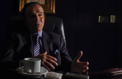 El expresidente Carlos Menem