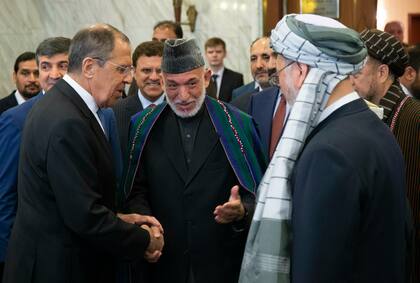 El expresidente de Afganistán Hamid Karzai 
