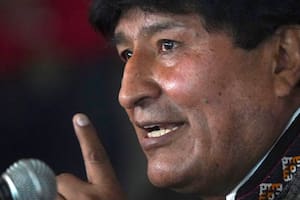 El expresidente de Bolivia Evo Morales