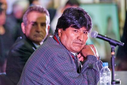 El expresidente de Bolivia Evo Morales Ayma estuvo ayer en Rosario para brindar la clase magistral "Presente y Futuro de América Latina"; lo acompañó el referente de La Corriente Nacional de la Militancia e Interventor de la AFI, Agustin Rossi