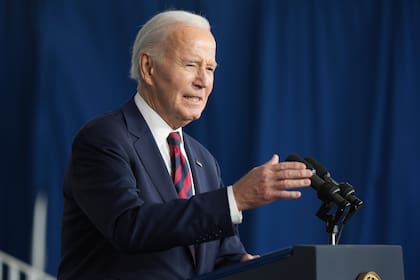 El expresidente Joe Biden. (AP/Stephanie Scarbrough)