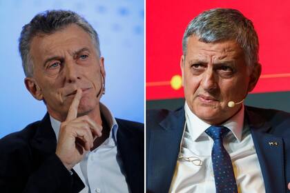 El expresidente Mauricio Macri y el presidente y CEO de YPF Horacio Marín