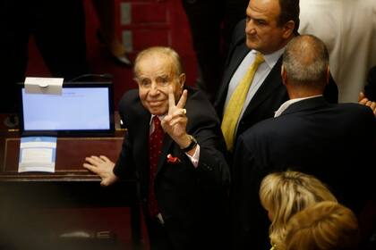 En el Senado: el día en que el expresidente Menem recibió un fallo favorable de Casación en la causa de la Rural
