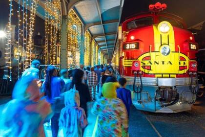 El Expreso Polar, el viaje que recrea el clásico cuento infantil en Galveston