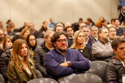 El exsecretario de Cultura Pablo Avelluto, en la presentación del libro de Marcos Peña en la Feria del Libro