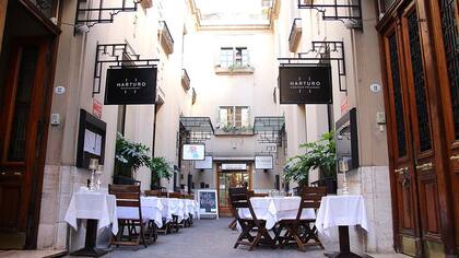 El exterior de Harturo