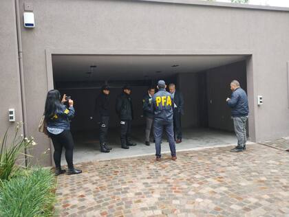 El exterior de la casa de Insaurralde