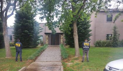 El exterior de la casa de Insaurralde