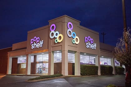 El exterior de una tienda PopShelf, conocida en redes como el "Dollar Tree de los millonarios"