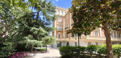 El exterior del Museo Lázaro Galdiano, esposo de la argentina Paula Florido
