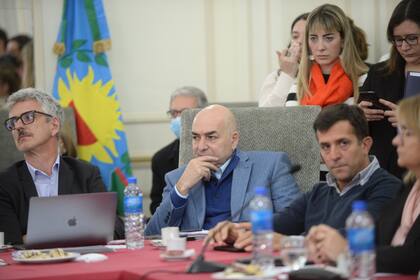 El extitular de la Dirección Nacional Electoral Alejandro Tullio en una actividad en la Cámara alta bonaerense, hacia 2022.