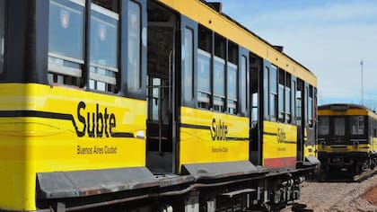 Los vagones en desuso al costado de la ruta provincial 7