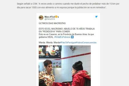 El fake incluía una falsa declaración del "abuelo de 78 años" a C5N