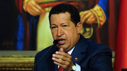 El fallecido presidente Hugo Chávez