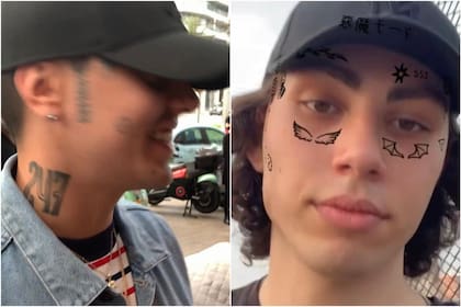 El fan que se cruzó a Duki en Madrid compartió una foto con la gorra que le regaló el cantante (Foto: Instagram @oriolortiz_)