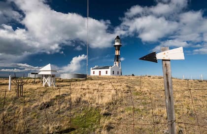 El faro de Cabo Vírgenes.