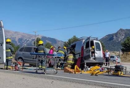 El fatídico choque ocurrió en la Ruta 40 en la entrada de Bariloche