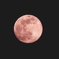 La luna llena rosa de abril alcanza su pico este 1° de abril