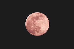 La luna llena rosa de abril alcanza su pico este 1° de abril