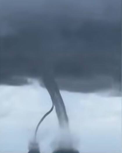 El fenómeno metrológico sorprendió a los turistas