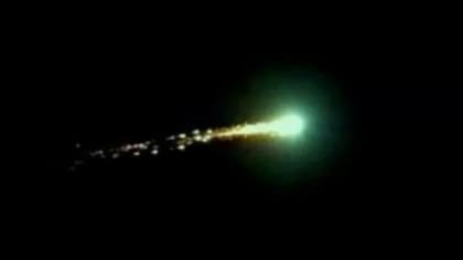El fenómeno se denomina meteoro y no meteorito porque no llegó a tocar la superficie de la Tierra