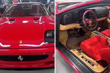 El Ferrari rojo de Berger se encontraba todavía en suelo británico y la policía pudo interceptarlo antes de su salida hacia Estados Unidos.