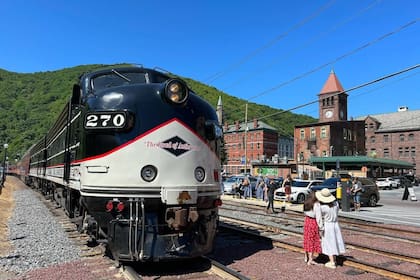El ferrocarril histórico es una de las principales atracciones del pueblo