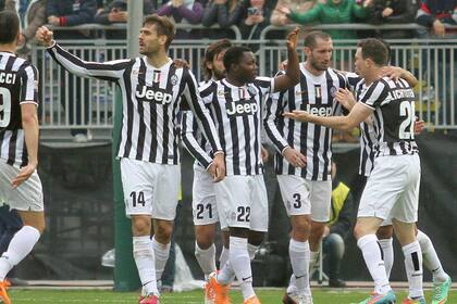 El festejo de Juventus