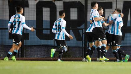 El festejo de Racing