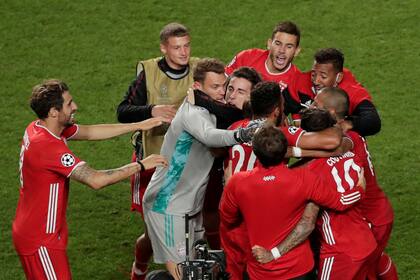 El festejo de Bayern Munich, otra vez campeón de la Champions League