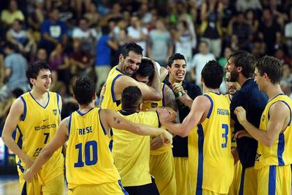 El festejo de Boca tras quedarse con el tercer puesto