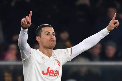 El festejo de Cristiano, siempre presente en la red, aunque no le haya alcanzado a Juventus