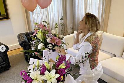 El festejo de cumpleaños de Fabiola Yañez