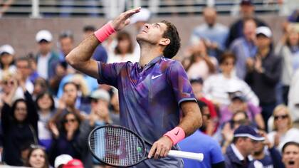 El festejo de Del Potro