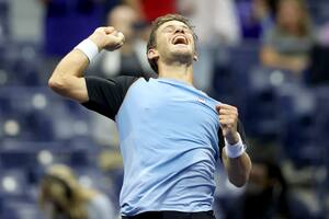 Schwartzman venció al gigante Anderson y a la tormenta, y espera aprovechar un cuadro favorable