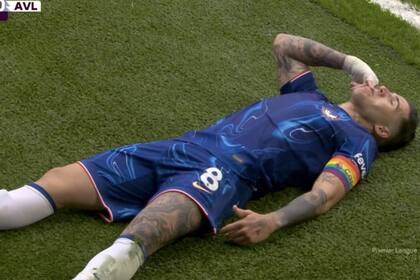 El festejo de Enzo Fernández que despertó una serie de elucubraciones para conocer su destinatario