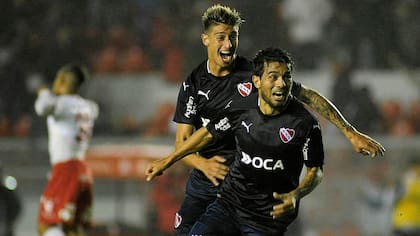 El festejo de Erviti y Rigoni